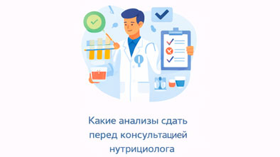 Какие анализы сдавать перед консультацией с нутрициологом