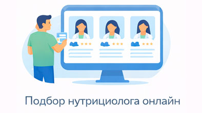 Подбор нутрициолога онлайн